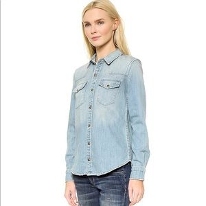 Current Elliott SoCal Western Shirt, Sunny Dancer